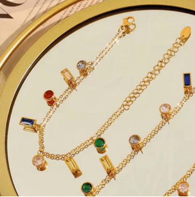 Multi Color Gemstone Bracelet
