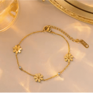 Daisy Pearl Bracelet